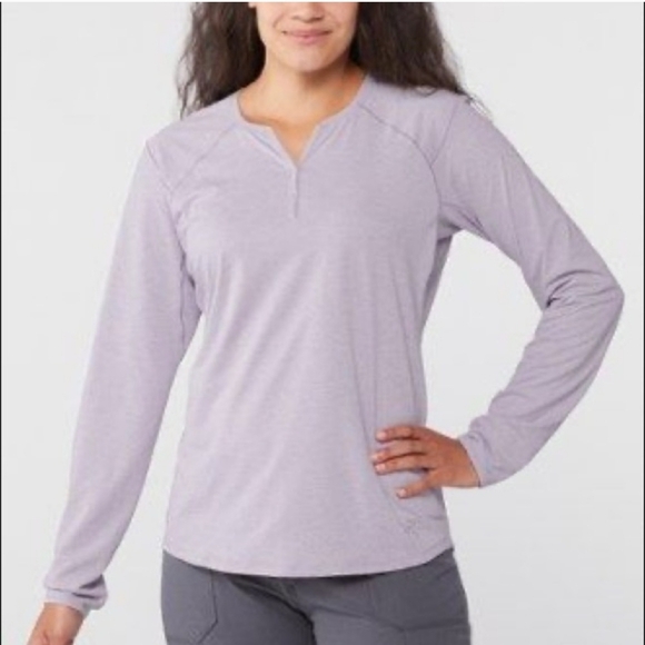 Arc’Teryx Kadem Henley Long Sleeve in Mirai Heather - Picture 1 of 6
